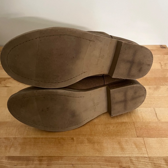 Crown vintage brown ankle boots lace front and zipper back - Picture 5 of 7